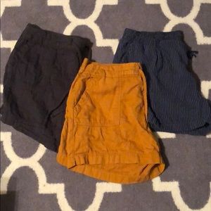 Three pairs of Old Navy Shorts XL